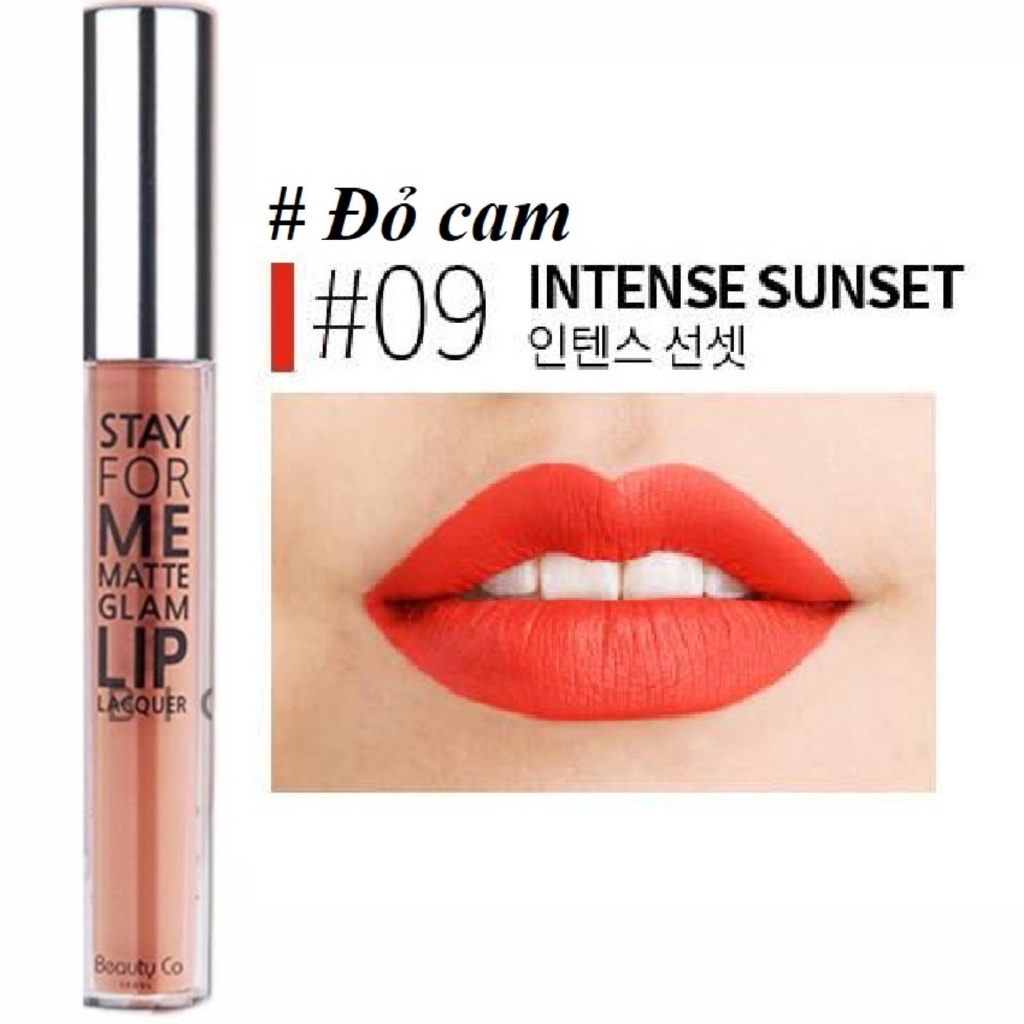 Son Kem Lì Beauty Co Seoul Stay For Me Matte Glam Lip Lacquer