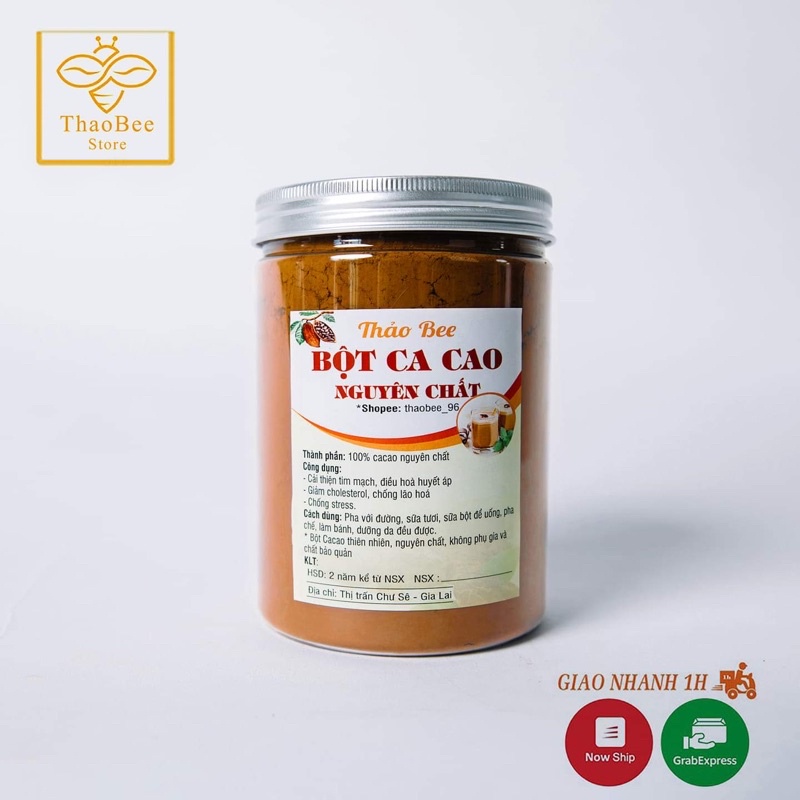 Bột Cacao nguyên chất 500gr (loại ngon đặc biệt)