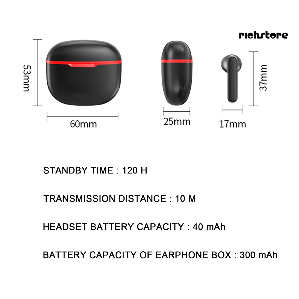 Tai Nghe Bluetooth 5.0 Ej-L33 Âm Thanh Hifi Và Phụ Kiện