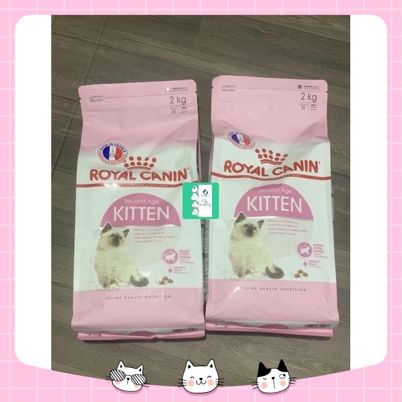 Hạt Royal Canin Kitten Thức ăn cho mèo 4-12 tháng 2kg