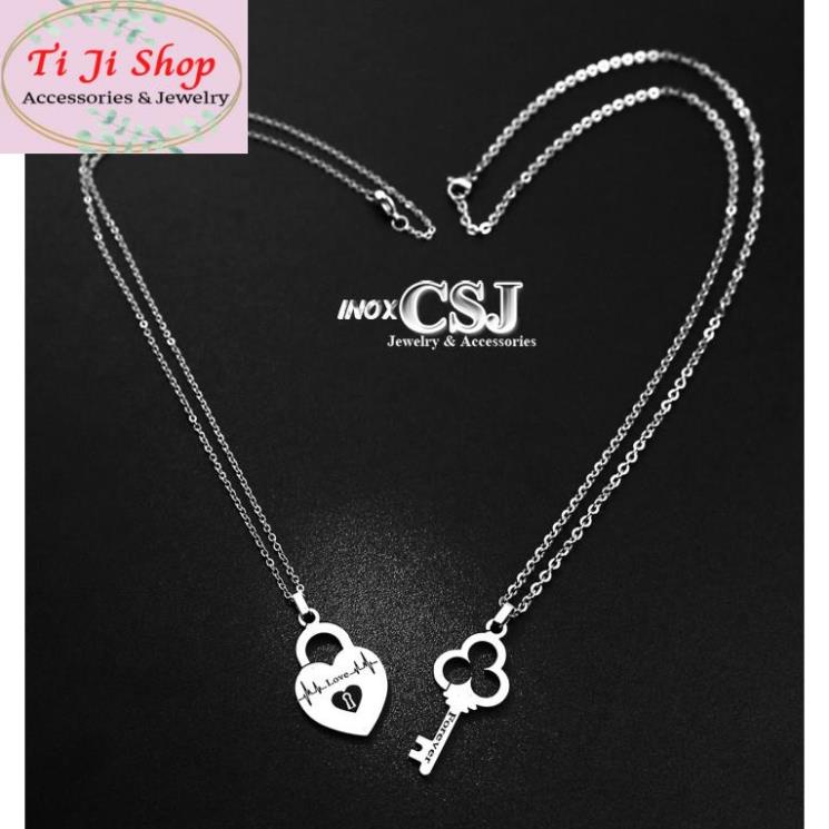DÂY CHUYỀN CẶP,ĐÔI Ô CHÌA KHÓA MC269 - siêu đẹp chuẩn thời trang