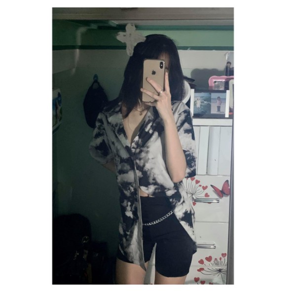 Sơmi Vân Mây Cloud Fulltag Mende nam nữ - Tay Ngắn [ Form UNISEX ] - A10 | BigBuy360 - bigbuy360.vn