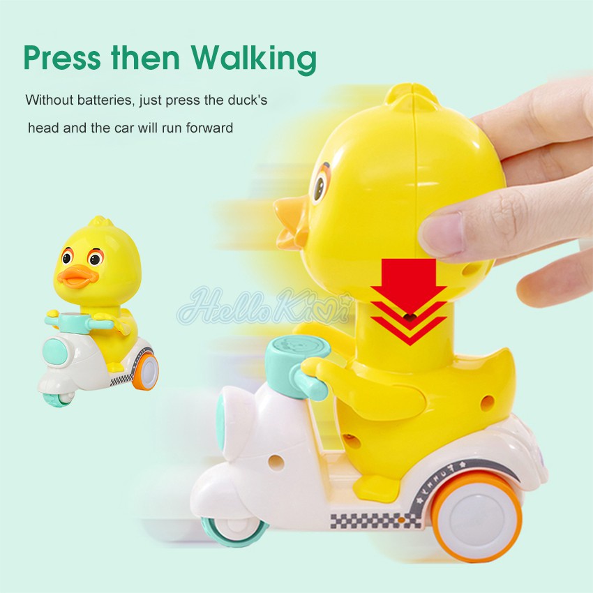 Đồ chơi vịt chạy xe Vespa