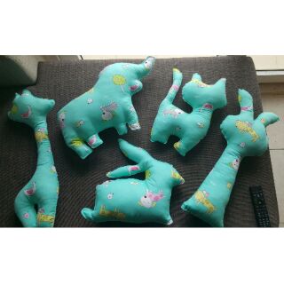 Set 5 thú bông vải thô cotton mềm,  mịn,  mát cho bé yêu.