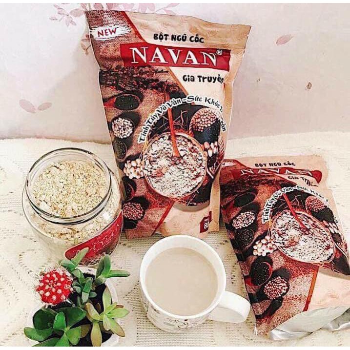 Bột ngũ cốc nhiều loại đậu Navan 800gr nguyên seal date luôn mới