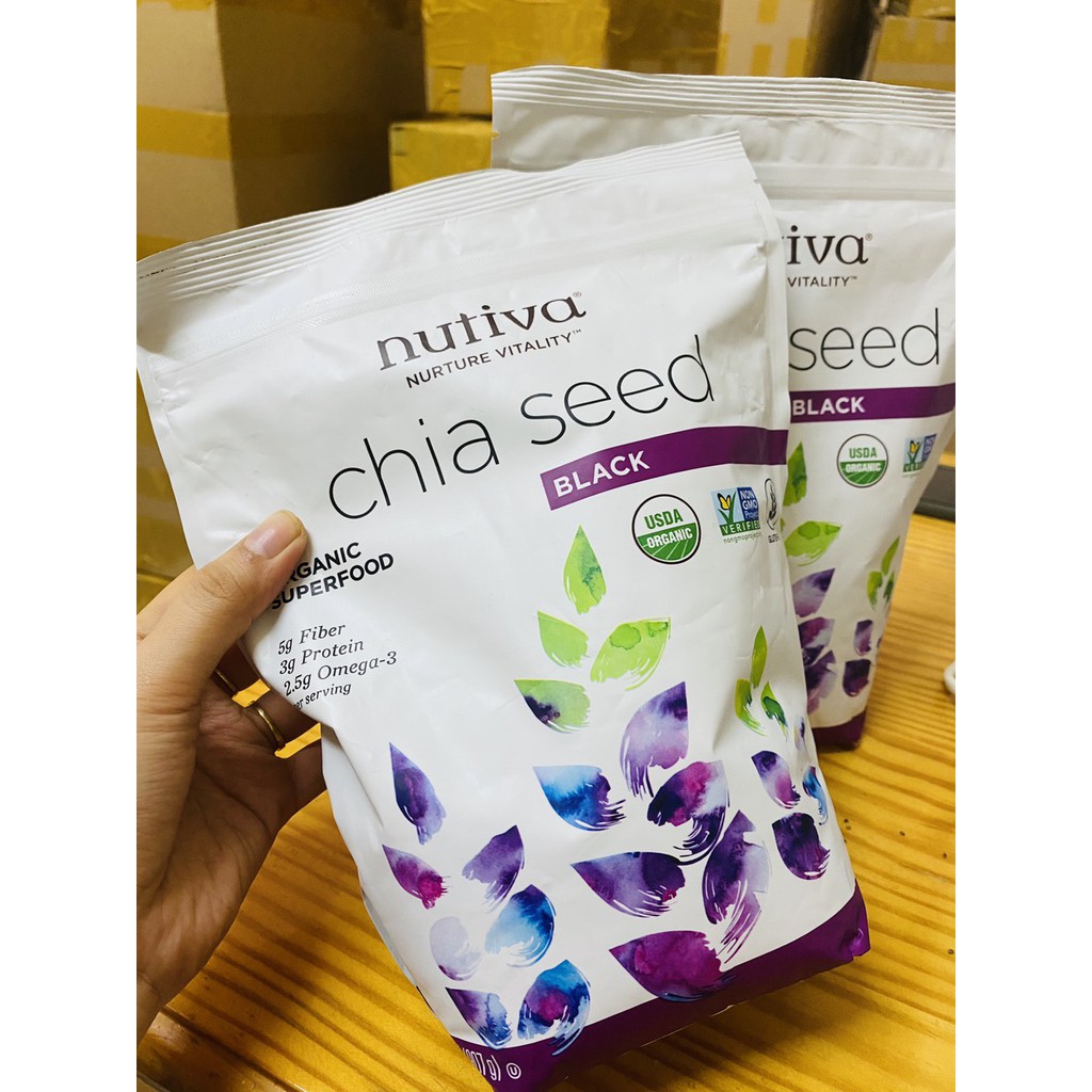 Hạt chia seed Nutiva của Mỹ