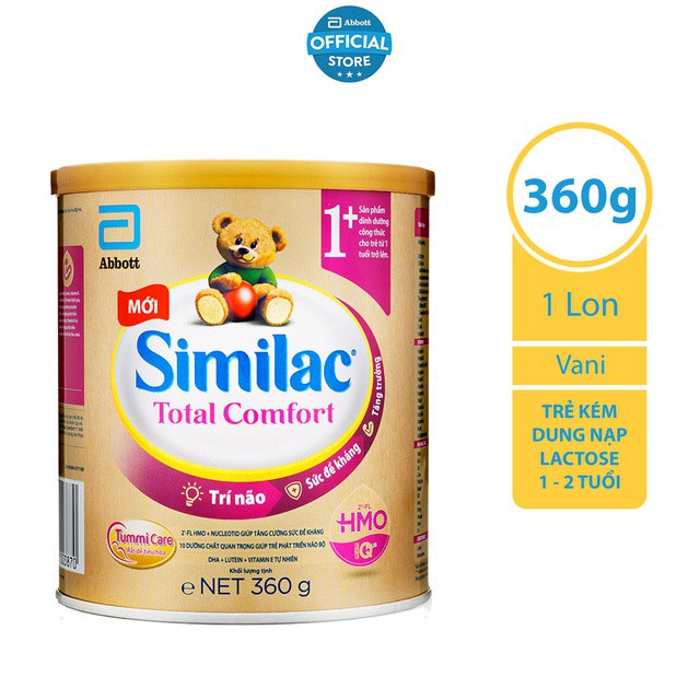 Sữa bột Similac Total Comfort 1+ (HMO) 400g/820g