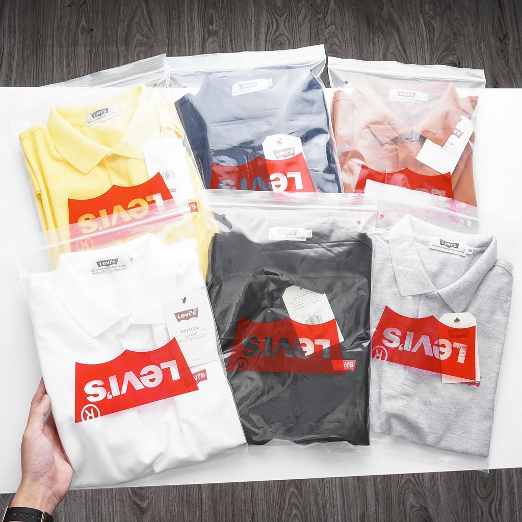 ÁO THUN POLO NAM, ÁO THUN CÓ CỔ NAM VNXK CHẤT VẢI COTTON  CAO CẤP CO GIẢN 4 CHIỀU TAY NGẮN  LEVI.S