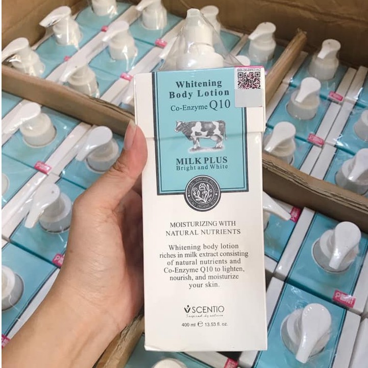 Sữa dưỡng thể trắng da CON BÒ MILK PLUS Thái Lan 400ml