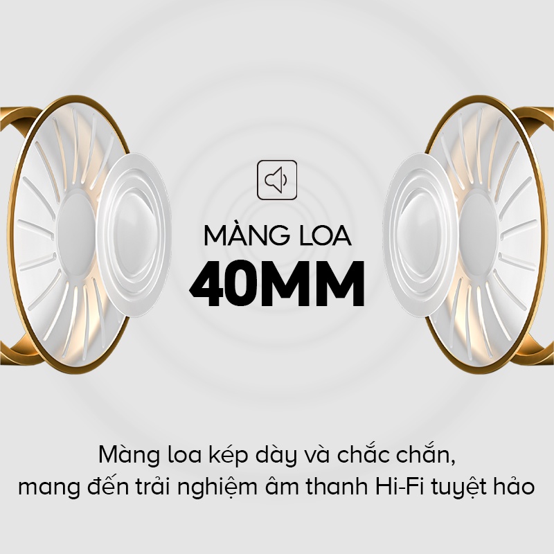 Tai Nghe Bluetooth Headphone HAVIT H630BT, Driver 40mm, BT 5.3, Gập Tiện Lợi, Nghe Đến 36H - Chính Hãng BH 12Th Dizi