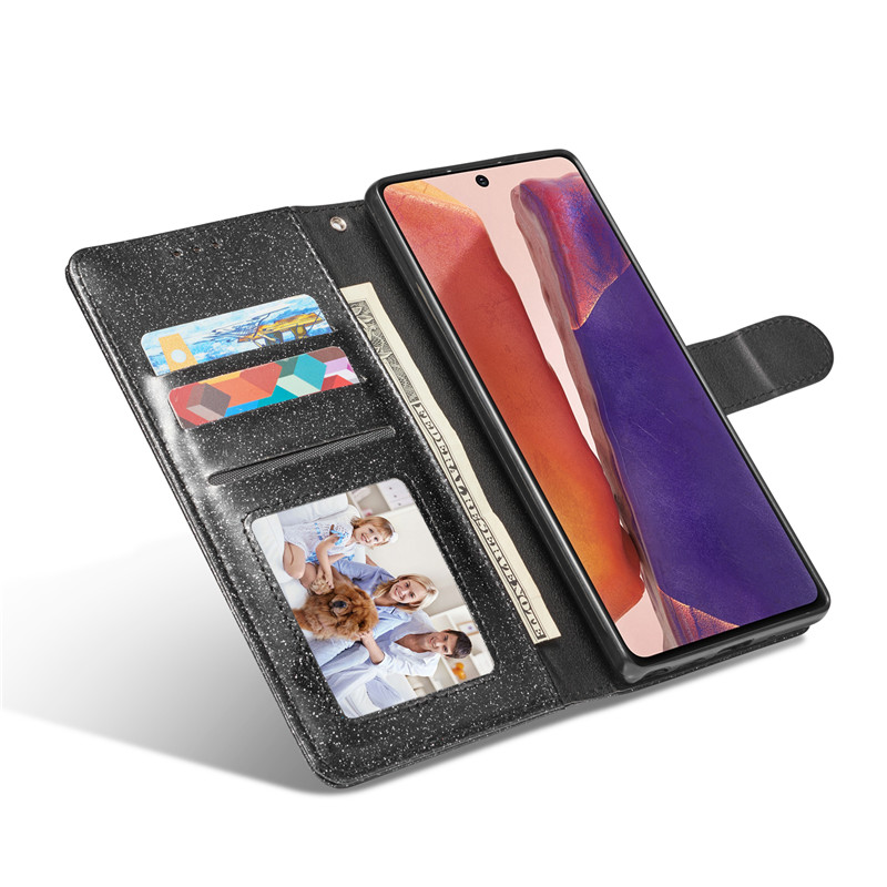 Bao da điện thoại nắp lật dạng ví đựng thẻ cho Samsung Note 20 Ultra 10 Plus 9 8 A71 A70 A50 A50S A30S A51 A21s