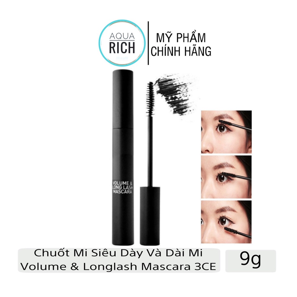 Chuốt Mi Siêu Dày Và Dài Mi Volume &amp; Longlash Mascara 3CE