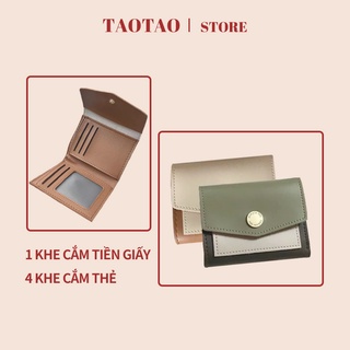 Ví gập ví ngắn nữ hàn quốc ví mini thời trang ví nữ cao cấp