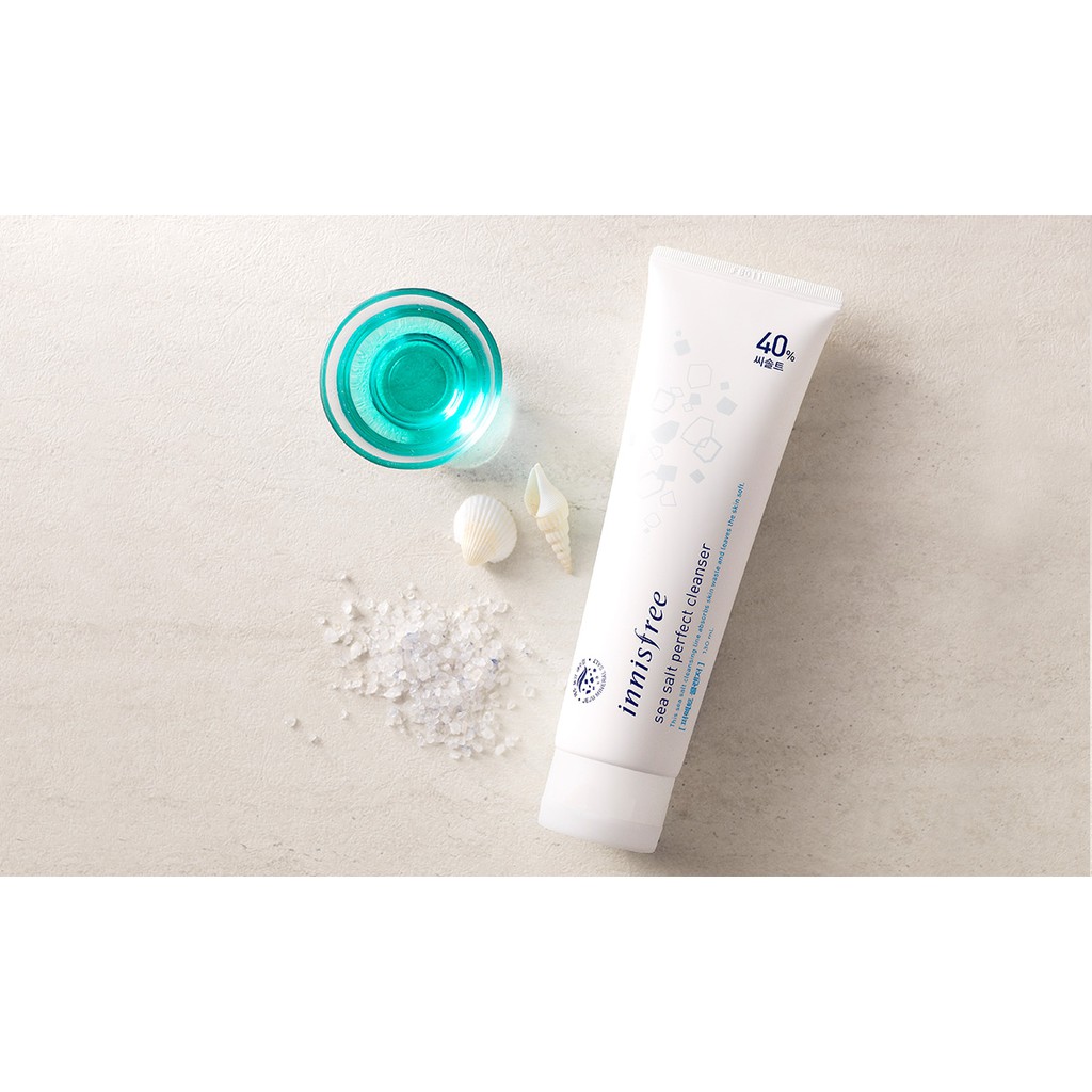 Sữa rửa mặt làm sạch tăng cường từ muối biển innisfree Sea Salt Perfect Cleanser 130ml | BigBuy360 - bigbuy360.vn