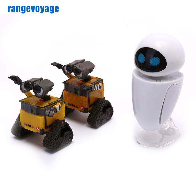 Mô Hình Đồ Chơi Nhân Vật Wall-e Robot Wall E & Eve Bằng Pvc