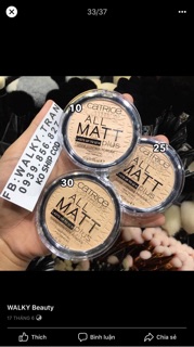 Phấn phủ lì kềm dầu All Matt Catrice