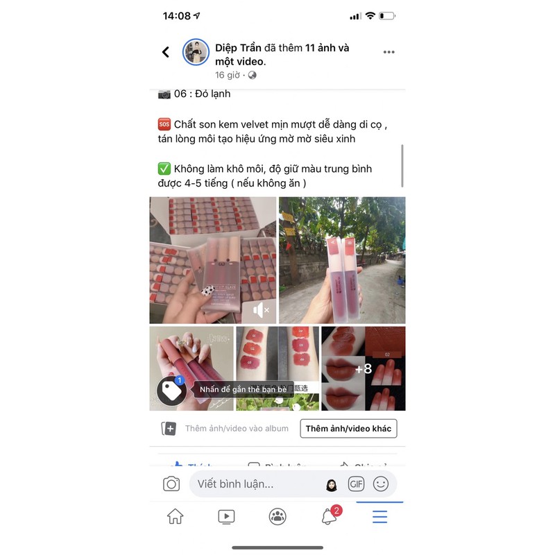 set son 3 thỏi