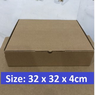 Freeship - Hộp carton đựng bánh Pizza - 32x32x4cm