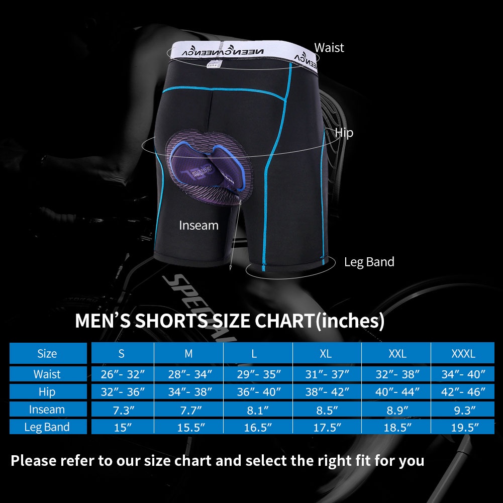 NEENCA Quần short đua xe đạp chất lượng cao kiểu dáng thời trang