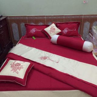 bộ satin 7 món