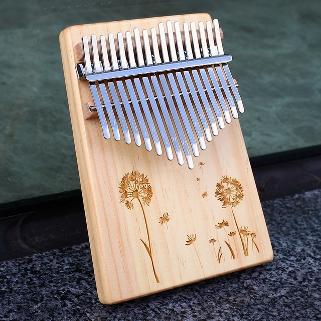 [Giao hỏa tốc] Đàn kalimba 17 phím gỗ nguyên khối Mahagony GECKO000019 cho bạn mới biết chơi