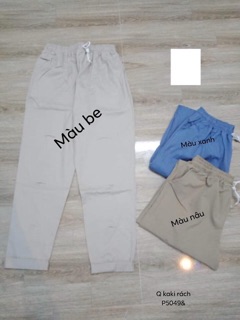 Quần Kaki rách gối (HS-P )