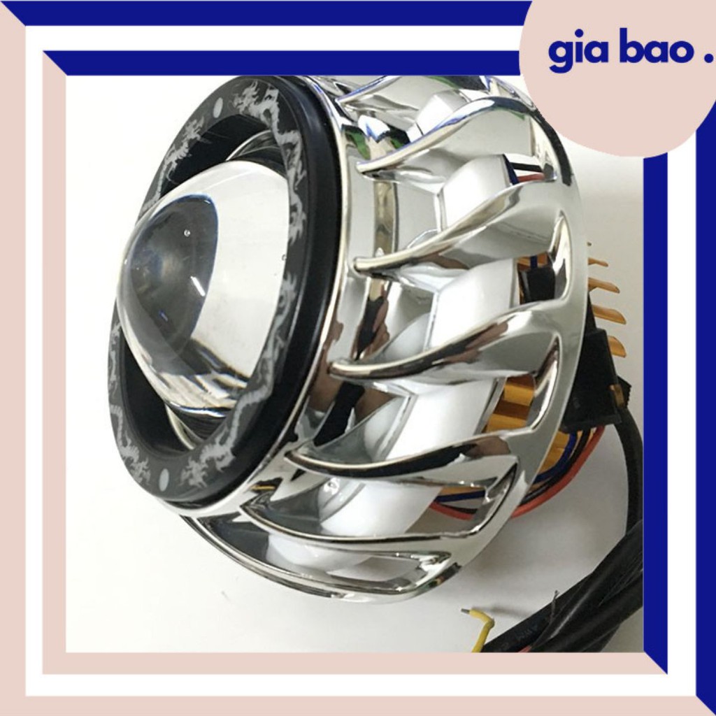 ĐÈN PHA LED BI CẦU VIỀN RỒNG 🌟 ĐÈN PHA LED BI CẦU VIỀN RỒNG MẮT QUỶ - DPLBCR