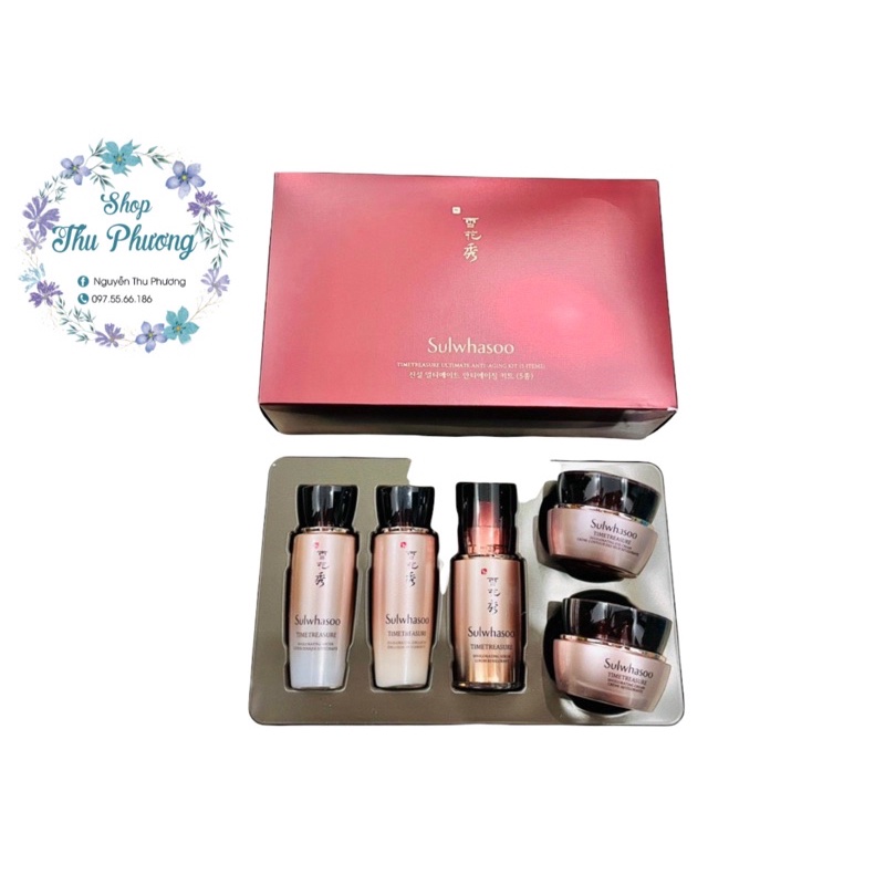 Set kem thông đỏ trẻ hoá da sulwhasoo mini