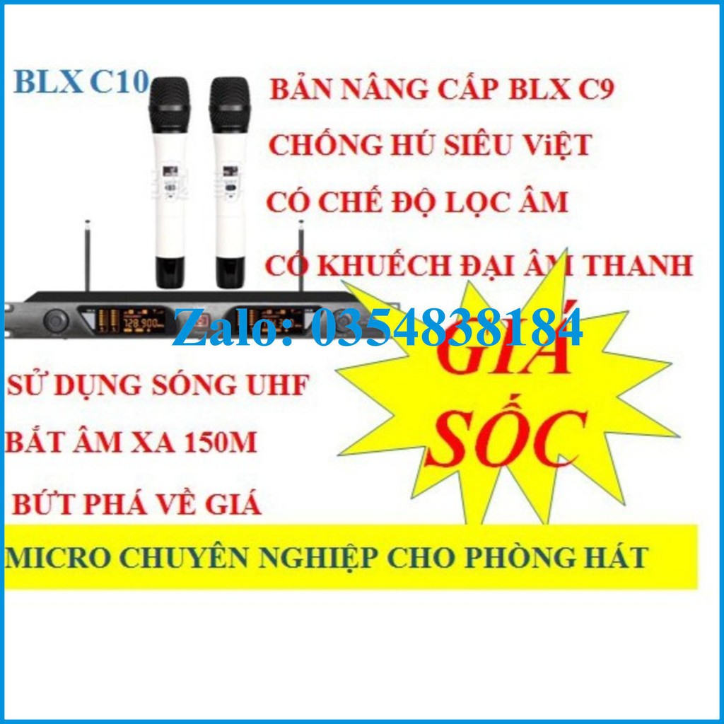 Micro không dây Shure. BLXC10