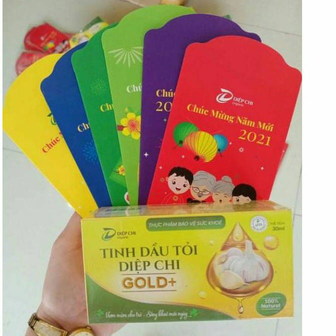 ( Tặng thêm 10 bao lì xì )Tinh Dầu tỏi diệp chi chính hãng + Tặng Quà