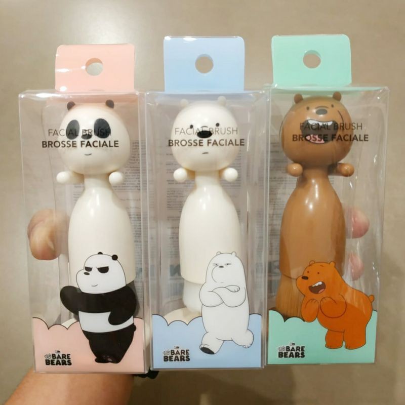 Miniso (Hàng Mới Về) Cọ Rửa Mặt We Bare Bears Tiện Dụng