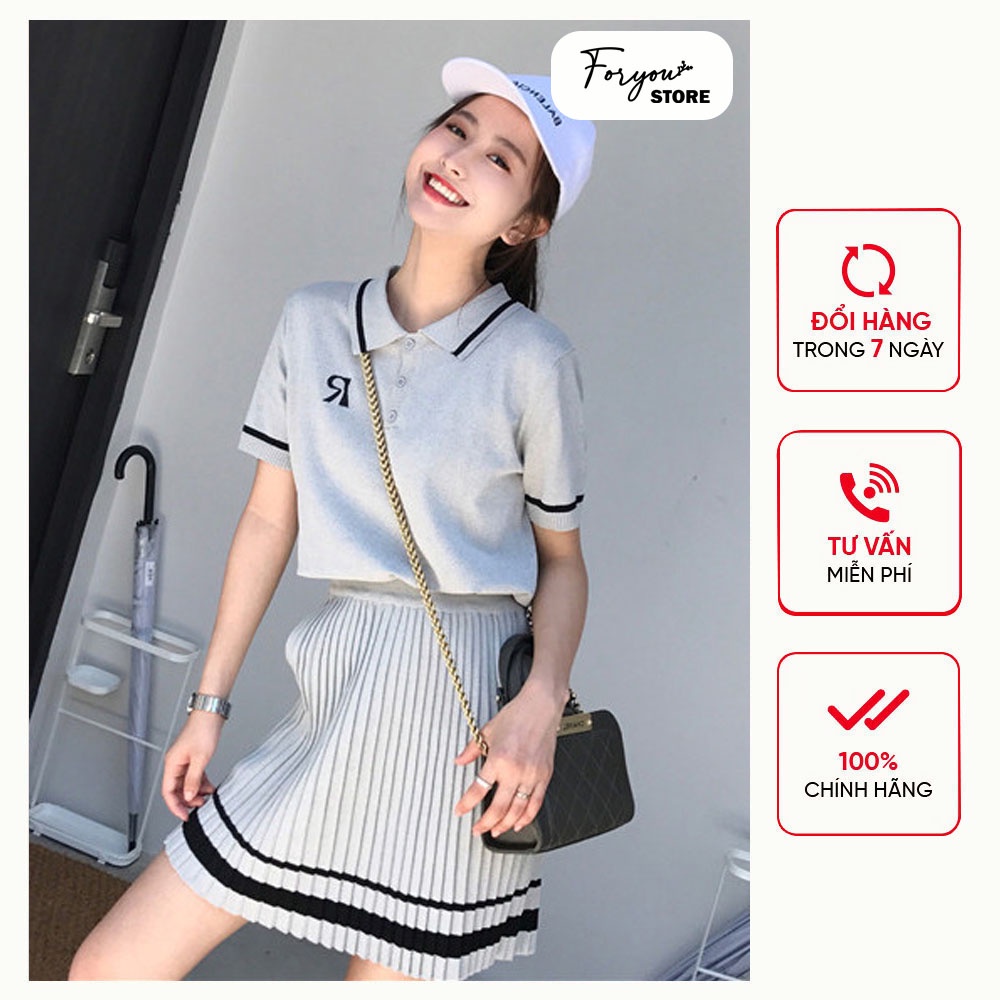 Set áo váy dáng thể thao