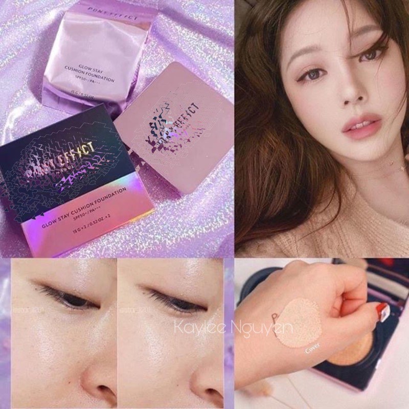 Phấn nước PonyEffect Glow Stay Cushion | BigBuy360 - bigbuy360.vn