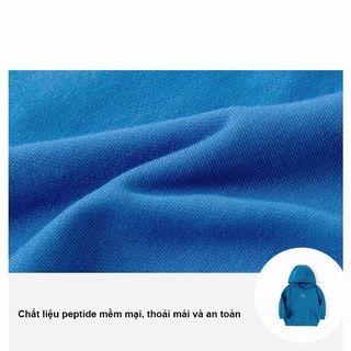 Áo hoodie cho bé babylovego chất nỉ bông cho bé trai bé gái an002 size - ảnh sản phẩm 5