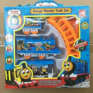 Hộp Đồ Chơi Đường Ray Xe Lửa Tàu Hỏa Thomas Dùng Pin