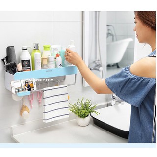 Kệ treo đồ tiện ích Thông minh không cần khoan eco