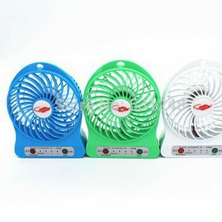 QUẠT 3 TỐC ĐỘ DÙNG PIN SẠC CỰC MÁT - QUẠT MINI SIÊU MÁT