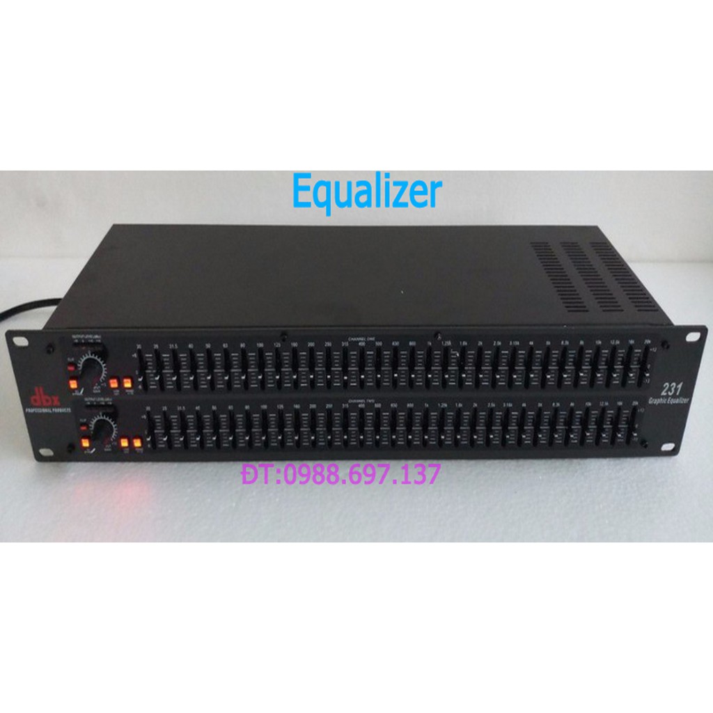 lọc xì equalizer dbx 231 - lọc âm karaoke dbx 231