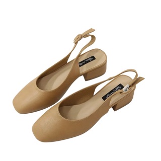 Giầy cao gót đế vuông 3.5cm