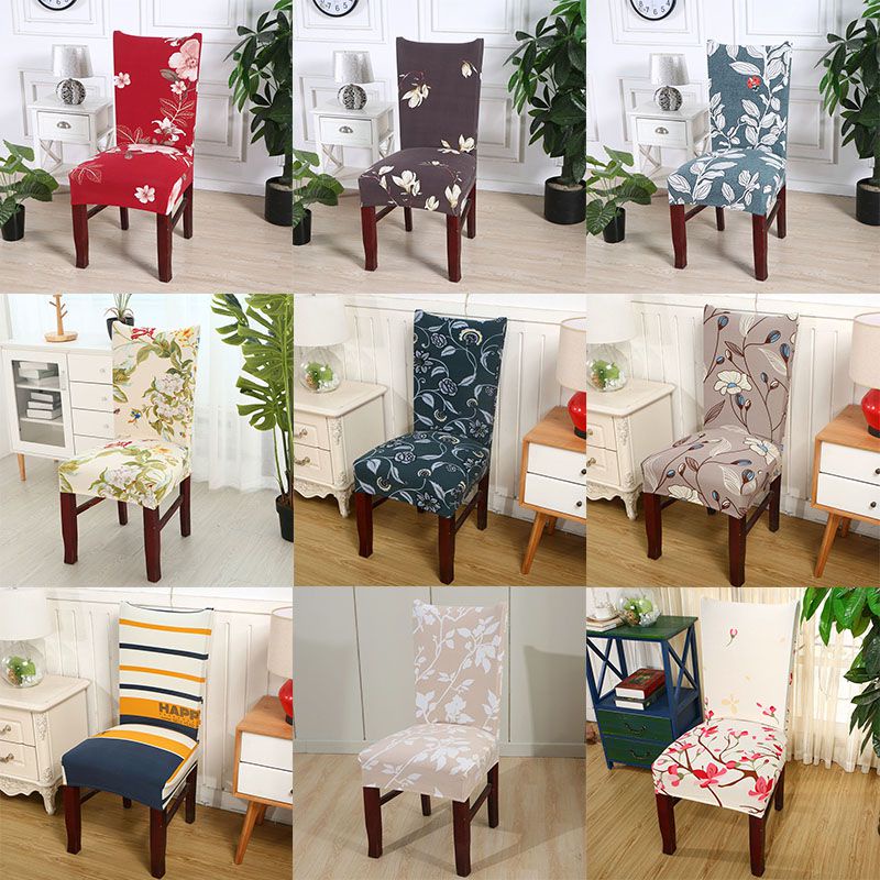 Vỏ Bọc Ghế Ngồi Bàn Ăn Co Giãn In Họa Tiết Độc Đáo Trang Trí Nhà Cửa