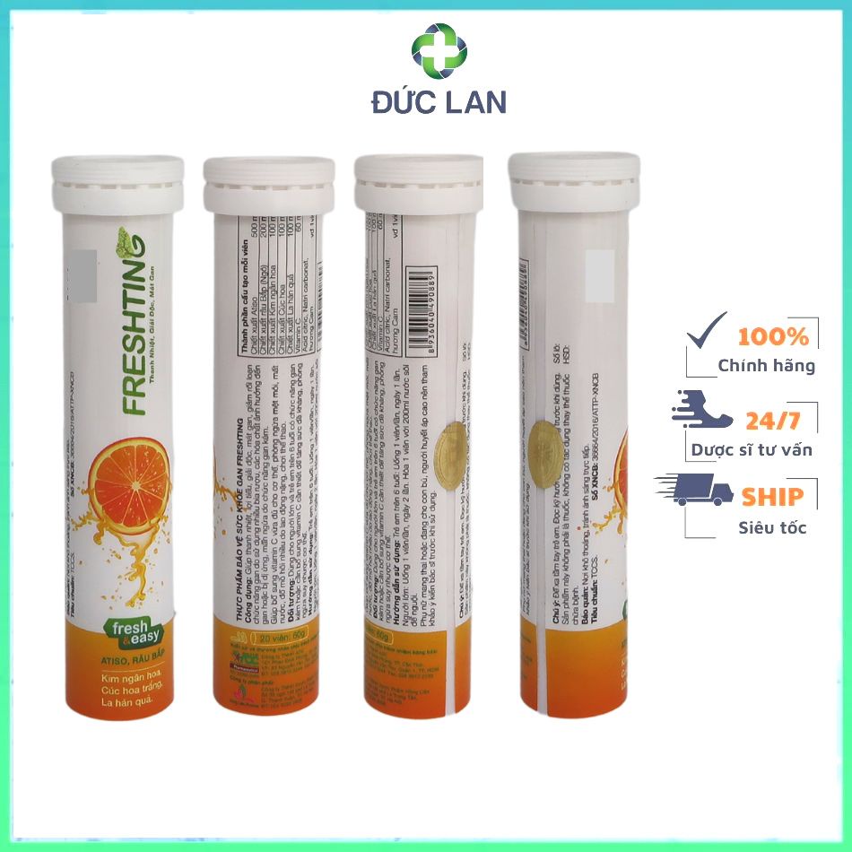 FRESHTING – VIÊN SỦI THANH NHIỆT, MÁT GAN