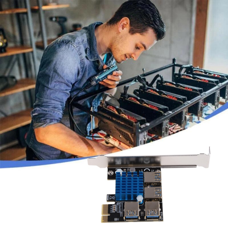 Card Đồ Họa PCI-E 1X - 16X Kèm Khe Cắm 1X-16X