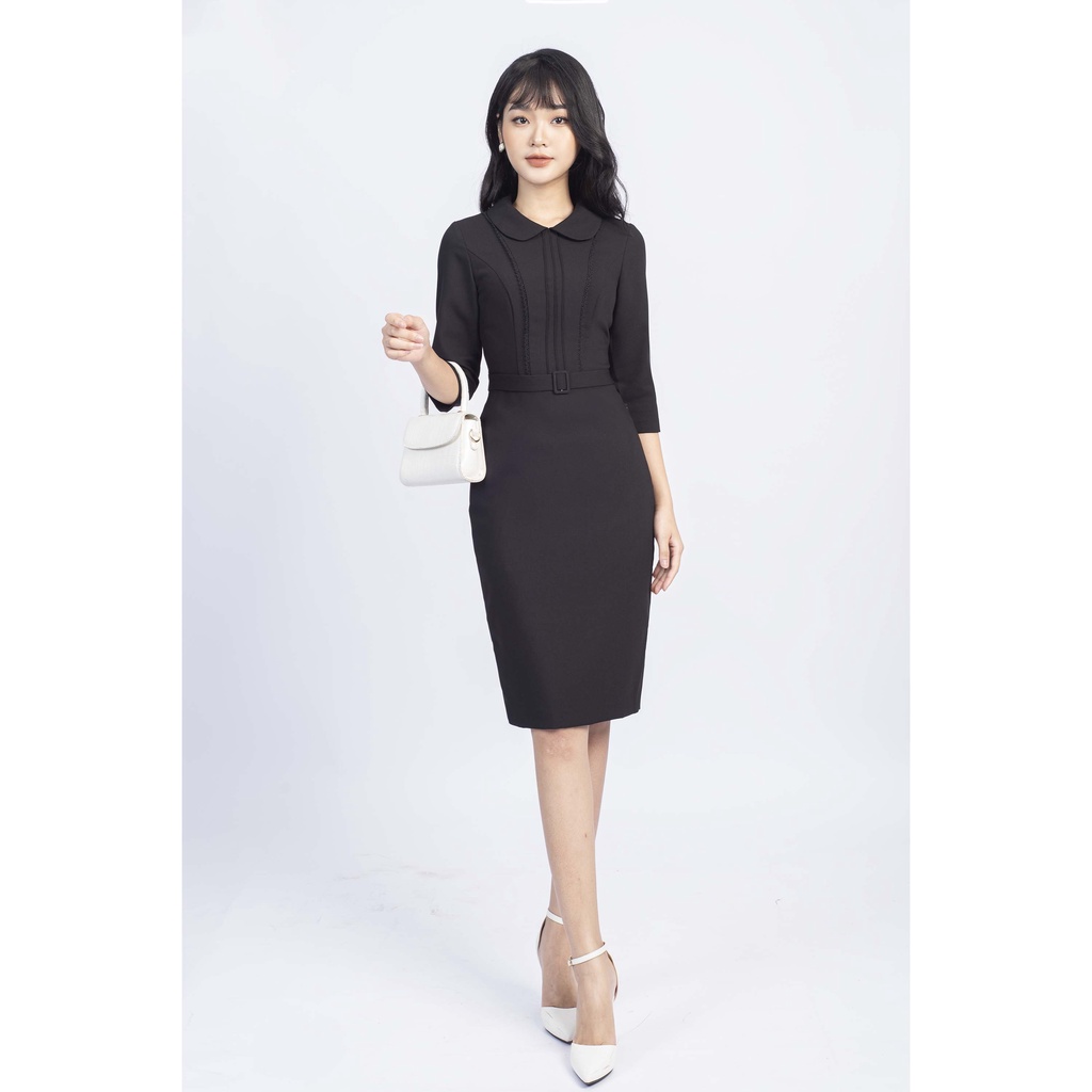 Đầm ôm, tay lỡ, kẹp ren MMOutfit M-DA070721292