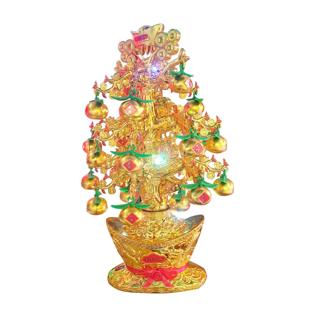 Cây Tắc Vàng có Led + xoay tròn