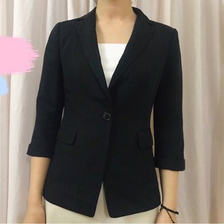 Blazer, Vest kẻ+ đen