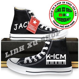 giày cao cổ JACK K-ICM dáng thể thao in theo yêu cầu cá nhân