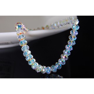 Vòng tay phong thủy pha lê 6mm