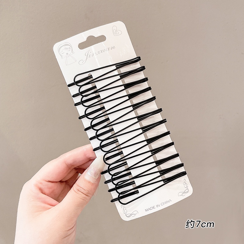 Kẹp Tóc Màu Đen Phong Cách Hàn Quốc Cho Nữ