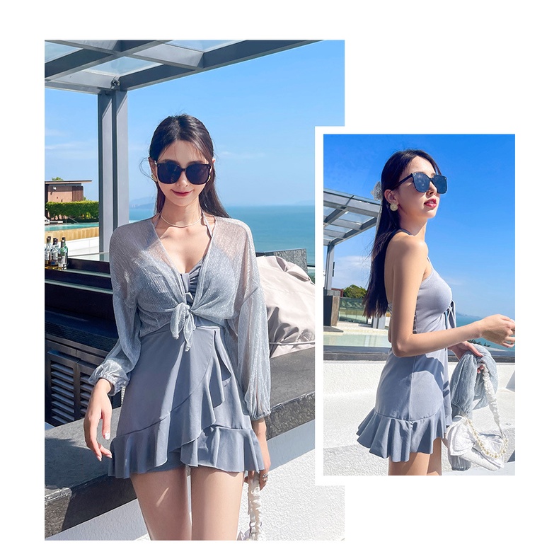 đẹp váy đồ bơi hàn quốc 1 mảnh cho nữ liền thân set học sinh đồ tắm biển nữ đồ đi biển nữ một mảnh sexy hoa kín đáo Bộ Đồ Bơi Một Mảnh Dáng Ôm Thời Trang Mùa Hè Phong Cách Mới 2022 Dành Cho Nữ