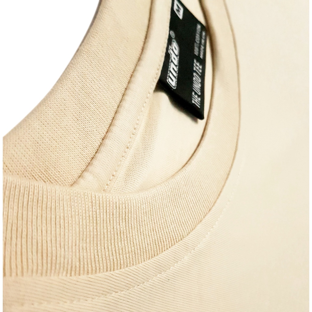 Áo Thun Unisex Undo Gossip Alone Màu Kem Vàng 100% Standard Cotton - Local Brand Chính Hãng